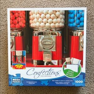2014 Mega Puzzles Confections 1000 “Gumball Machine”1000 Piece Puzzle